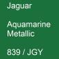 Preview: Jaguar, Aquamarine Metallic, 839 / JGY.